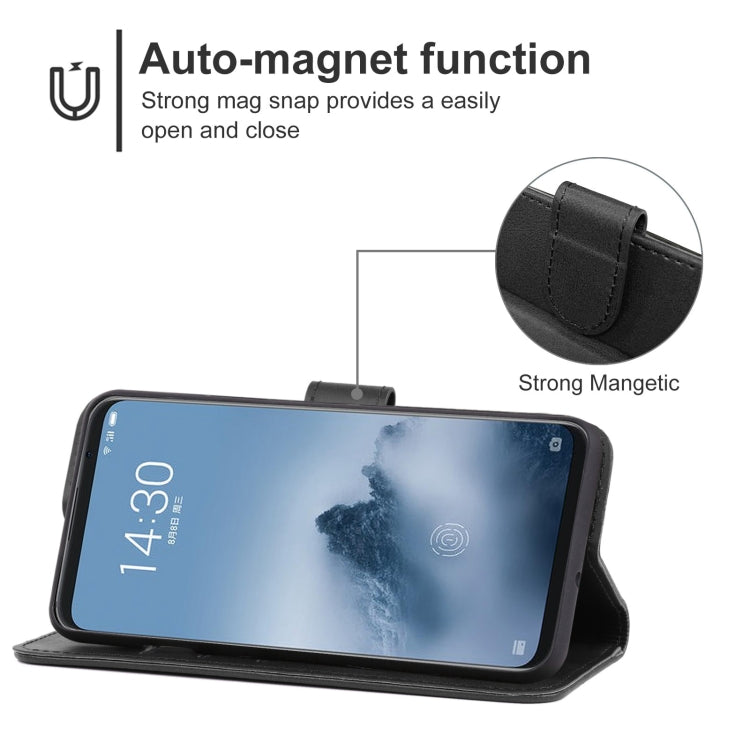 Leather Phone Case For Meizu 16 Plus