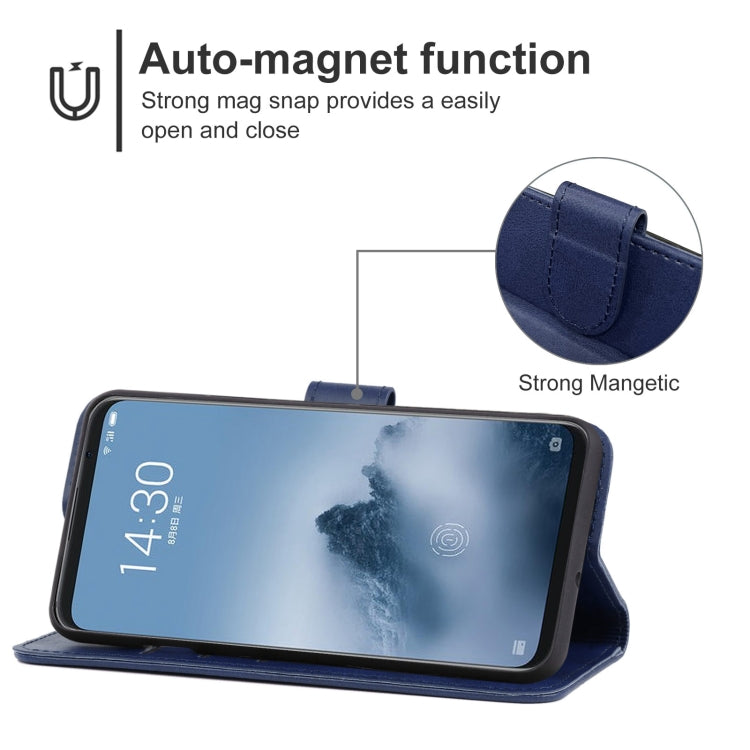 Leather Phone Case For Meizu 16 Plus