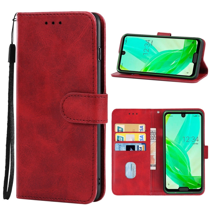 Leather Phone Case For Sharp Aquos R2