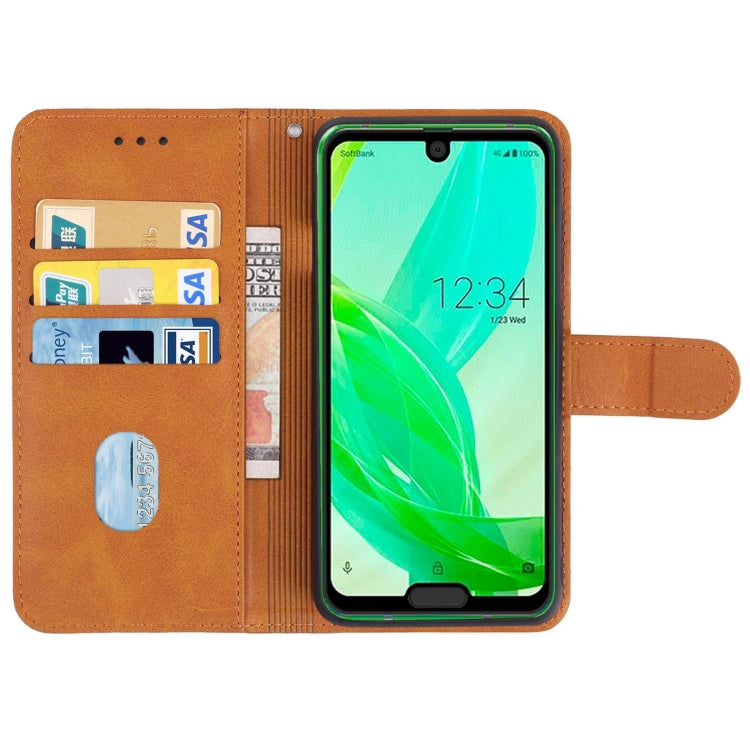 Leather Phone Case For Sharp Aquos R2