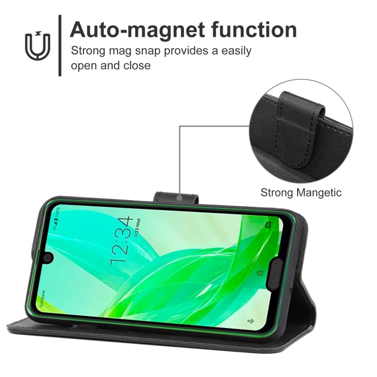 Leather Phone Case For Sharp Aquos R2