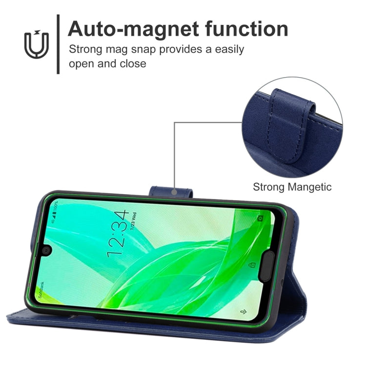 Leather Phone Case For Sharp Aquos R2