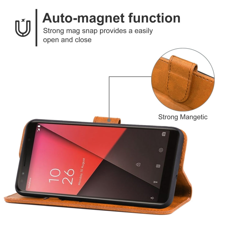 Leather Phone Case For Vodafone Smart N9