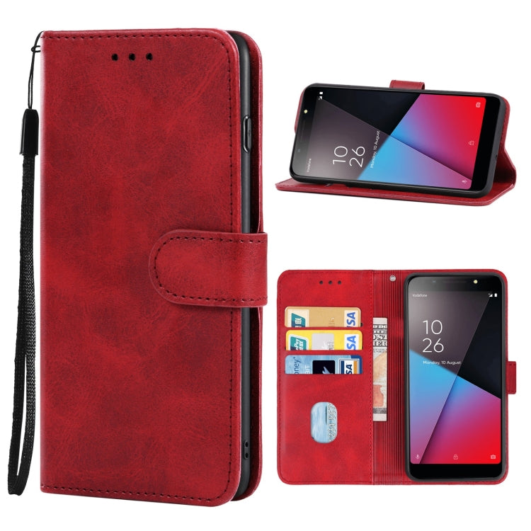 Leather Phone Case For Vodafone Smart N9 Lite