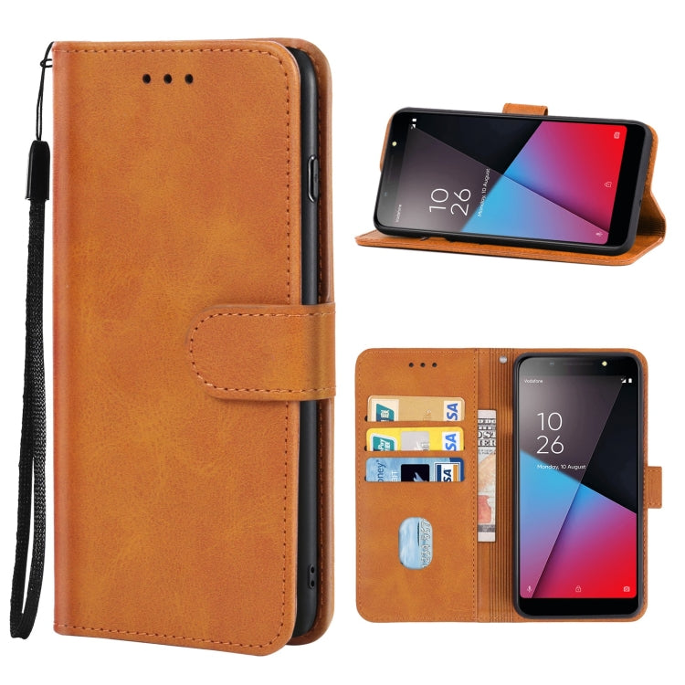 Leather Phone Case For Vodafone Smart N9 Lite