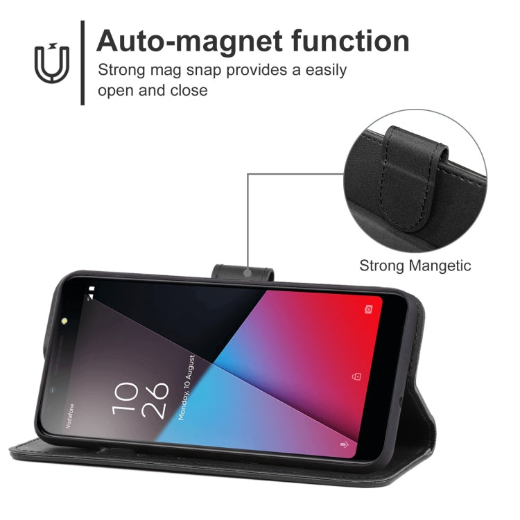 Leather Phone Case For Vodafone Smart N9 Lite