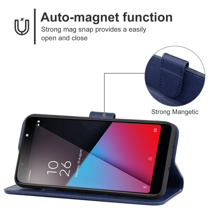 Leather Phone Case For Vodafone Smart N9 Lite