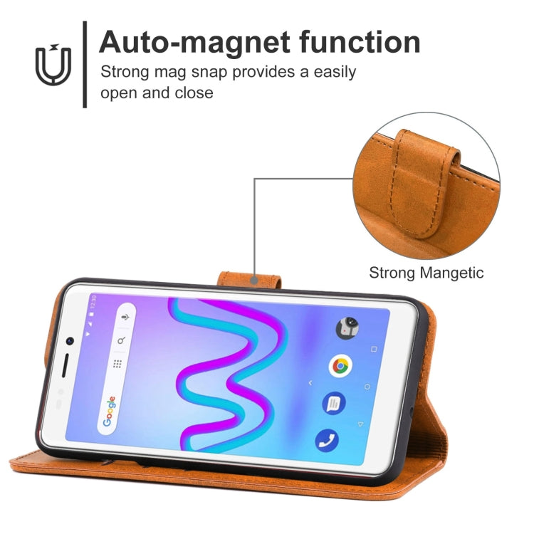 Leather Phone Case For Wiko Jerry 3