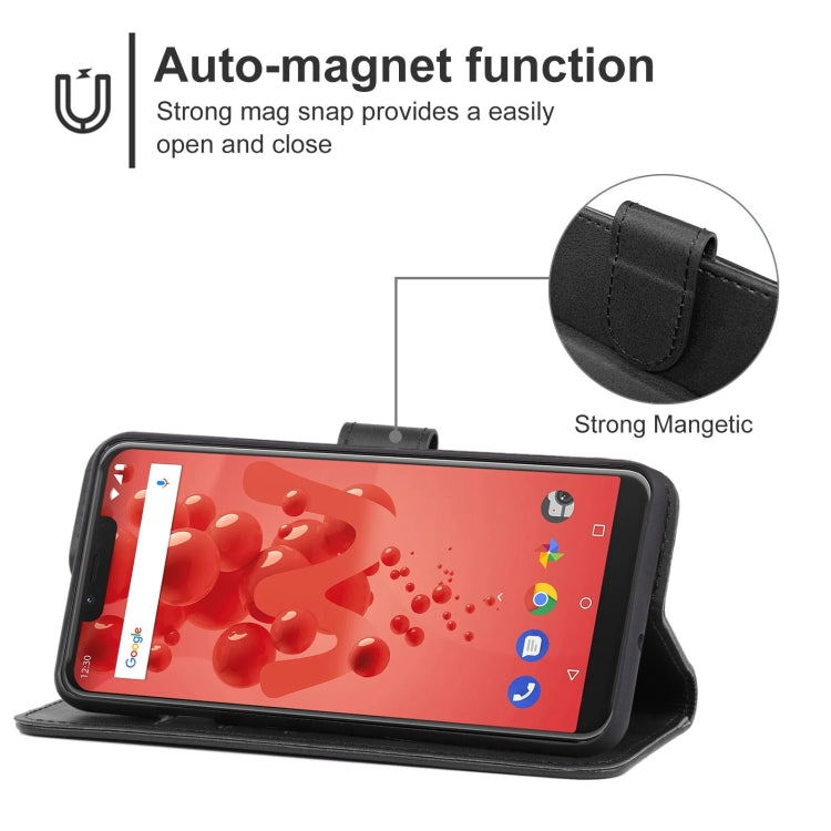 Leather Phone Case For Wiko View 2 Plus