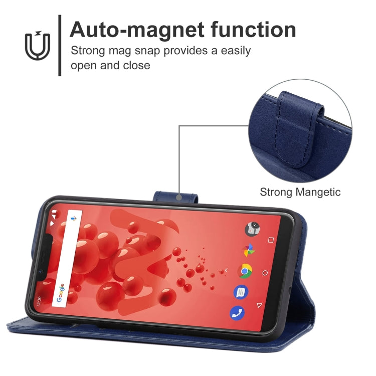 Leather Phone Case For Wiko View 2 Plus