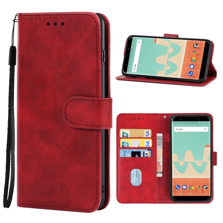 Leather Phone Case For Wiko View Go