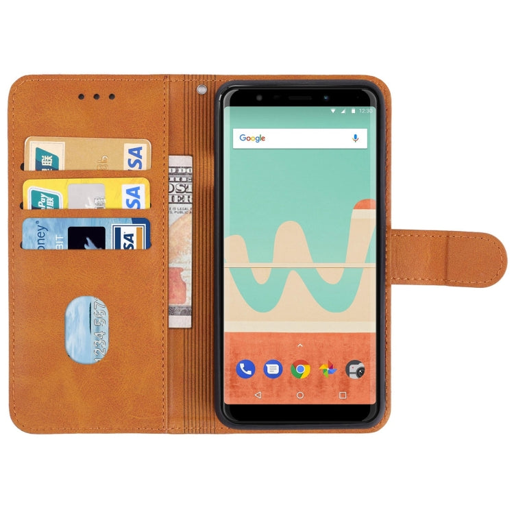 Leather Phone Case For Wiko View Go