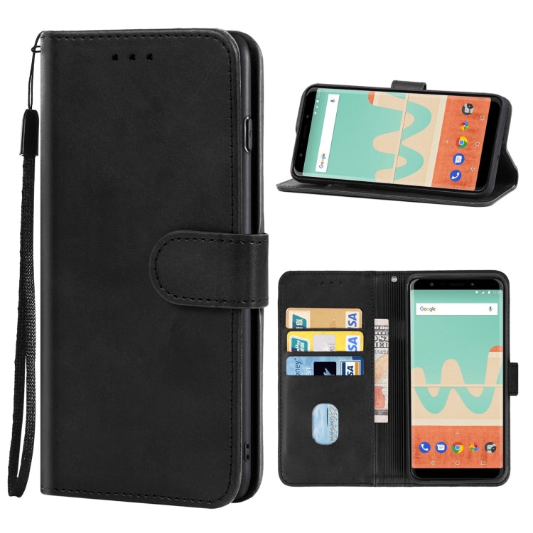 Leather Phone Case For Wiko View Go