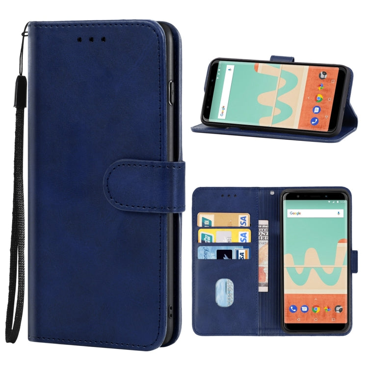 Leather Phone Case For Wiko View Go