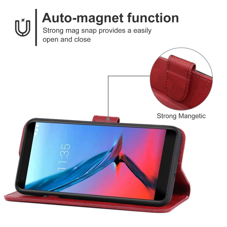 Leather Phone Case For ZTE Blade V9