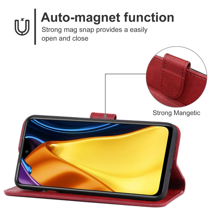 Leather Phone Case For Xiaomi Poco M3