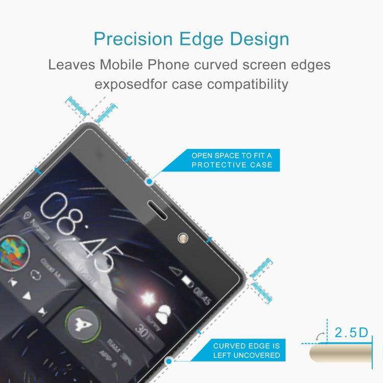 0.26mm 9H 2.5D Tempered Glass Film For Tecno Camon C8