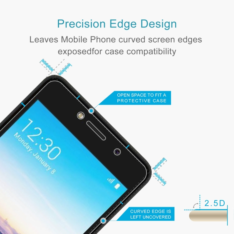 0.26mm 9H 2.5D Tempered Glass Film For Tecno S12