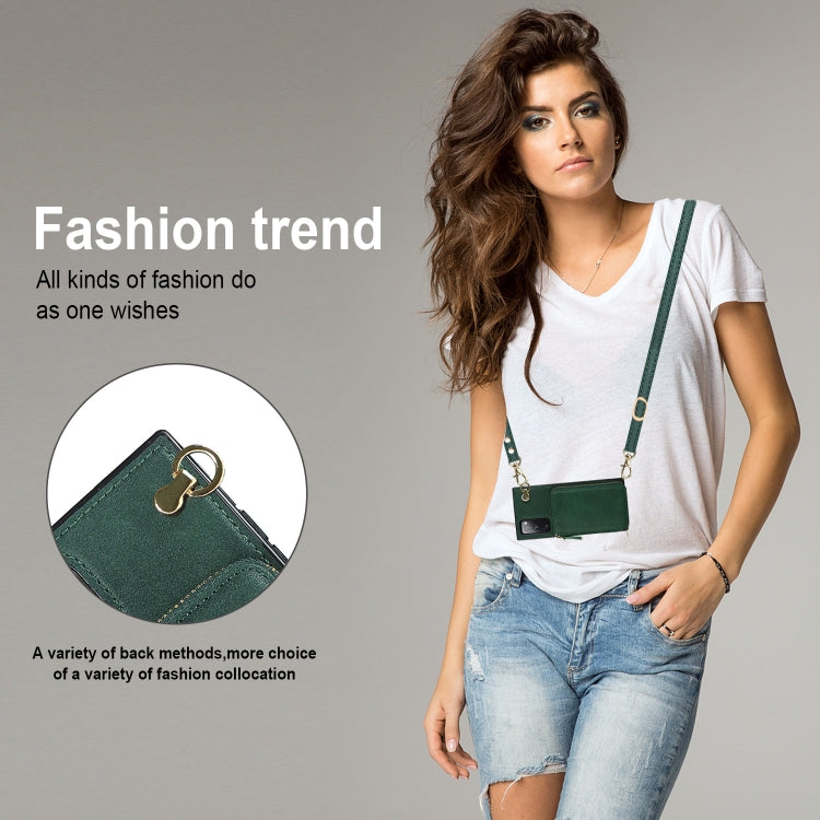 For Samsung Galaxy S20 FE Cross-body Zipper Big Wallet Bag Square Phone Case