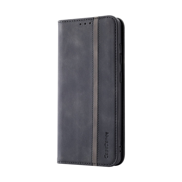 For Samsung Galaxy A02s / A03s Splicing Skin Feel Magnetic Leather Phone Case