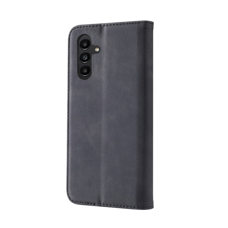 For Samsung Galaxy A13 5G Splicing Skin Feel Magnetic Leather Phone Case