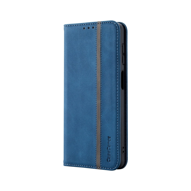 For Samsung Galaxy A22 4G Splicing Skin Feel Magnetic Leather Phone Case