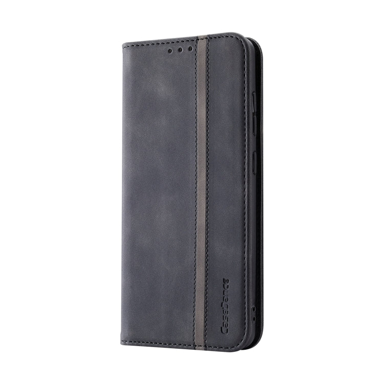 For Samsung Galaxy A72 Splicing Skin Feel Magnetic Leather Phone Case