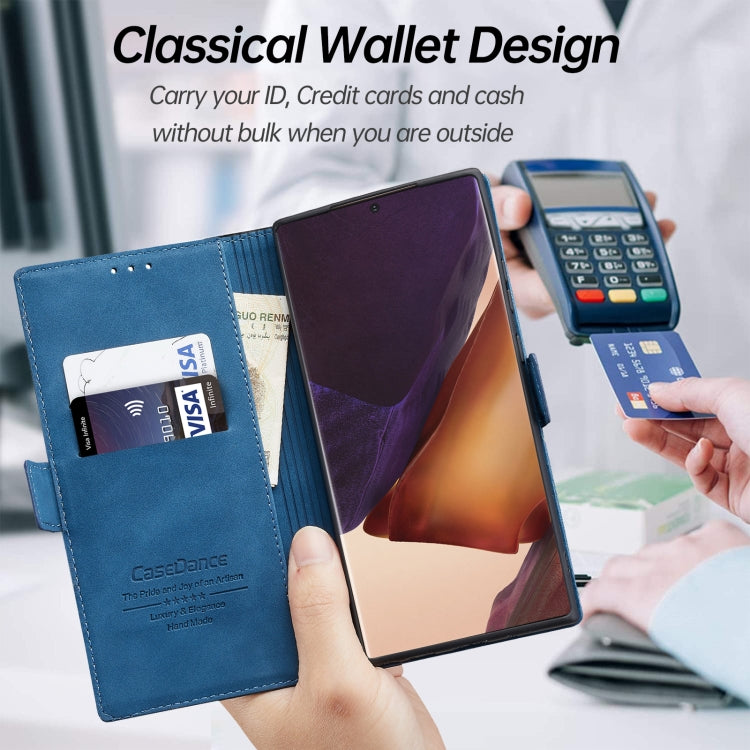 For Samsung Galaxy Note20 Ultra Splicing Skin Feel Magnetic Leather Phone Case