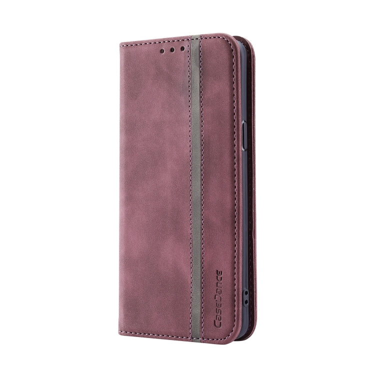 For Samsung Galaxy S9 Splicing Skin Feel Magnetic Leather Phone Case