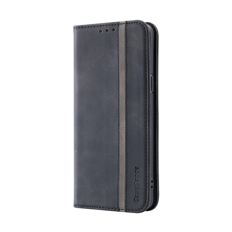 For Samsung Galaxy S9 Splicing Skin Feel Magnetic Leather Phone Case