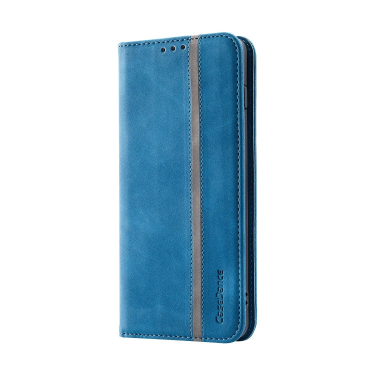 For Samsung Galaxy S10+ Splicing Skin Feel Magnetic Leather Phone Case