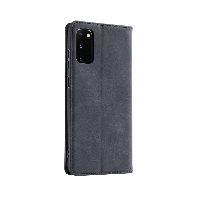 For Samsung Galaxy S20 Splicing Skin Feel Magnetic Leather Phone Case