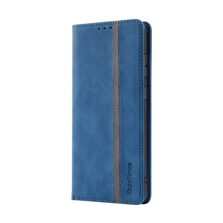 For Samsung Galaxy S20 FE Splicing Skin Feel Magnetic Leather Phone Case