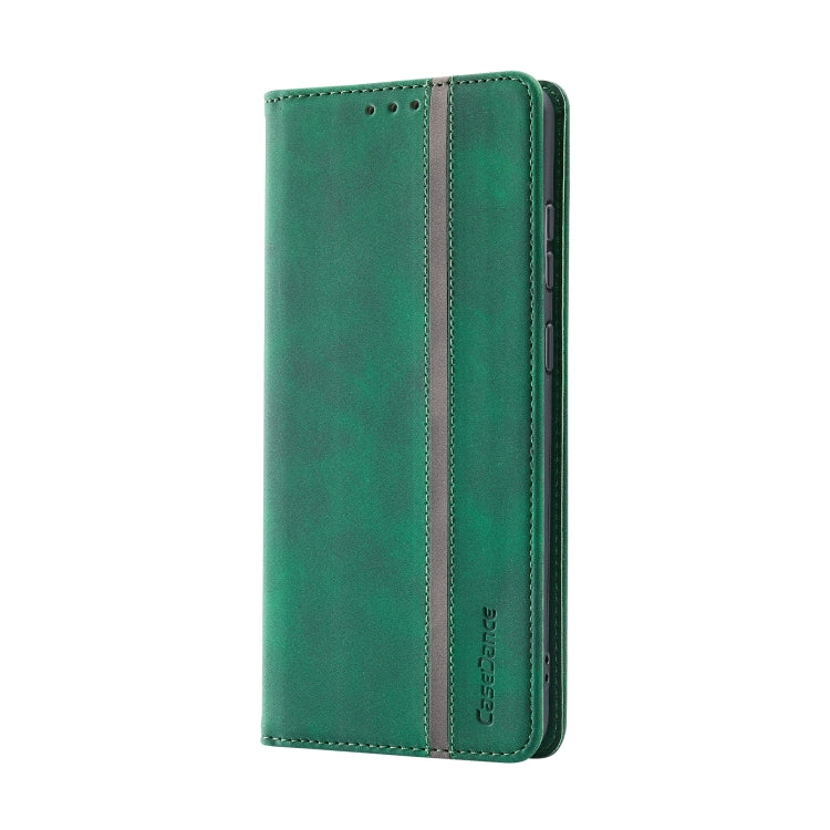 For Samsung Galaxy S20+ Splicing Skin Feel Magnetic Leather Phone Case