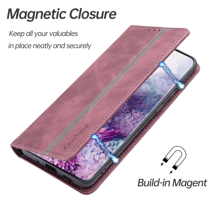 For Samsung Galaxy S20 Ultra Splicing Skin Feel Magnetic Leather Phone Case