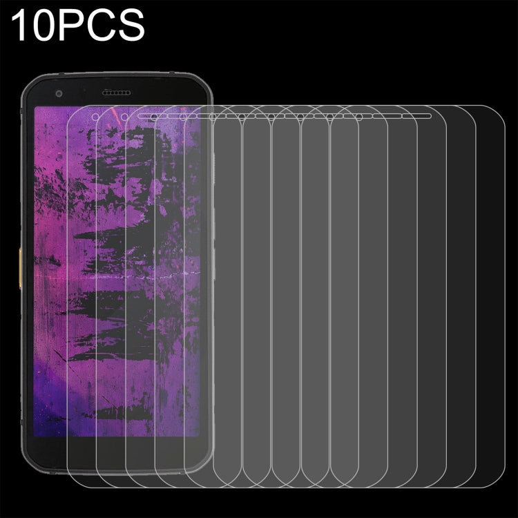 10 PCS 0.26mm 9H 2.5D Tempered Glass Film For CAT S62 Pro