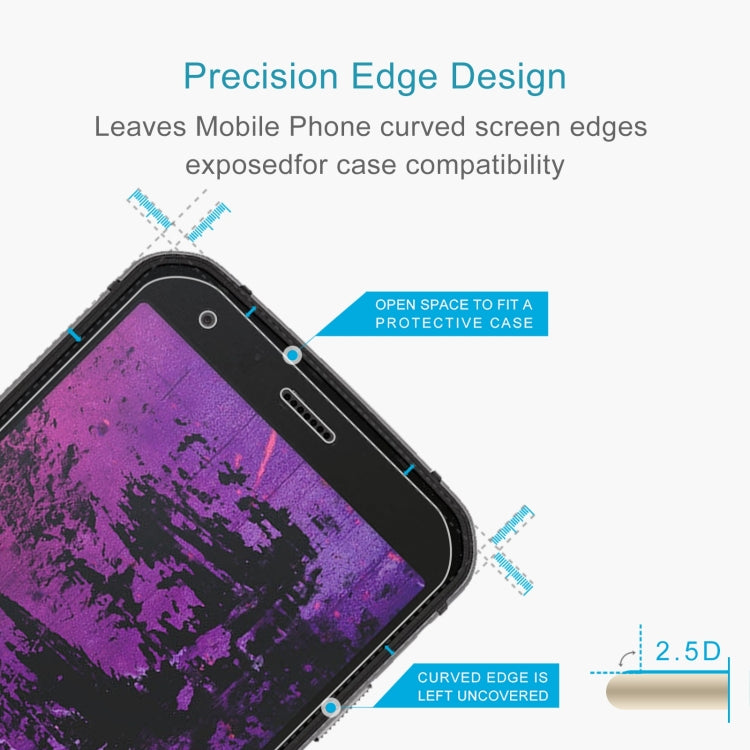 10 PCS 0.26mm 9H 2.5D Tempered Glass Film For CAT S62 Pro