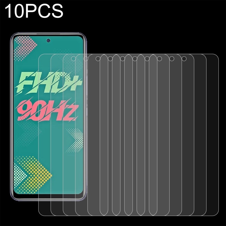 10 PCS 0.26mm 9H 2.5D Tempered Glass Film For Infinix HOT 11S