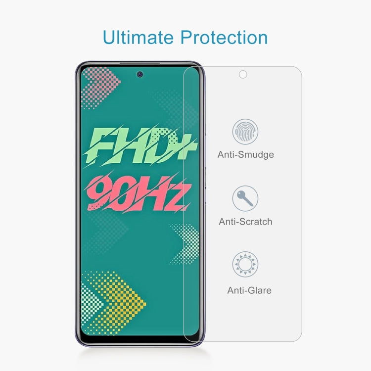 10 PCS 0.26mm 9H 2.5D Tempered Glass Film For Infinix HOT 11S