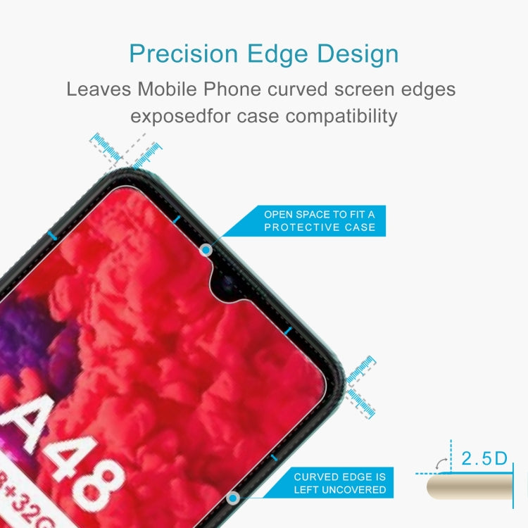 10 PCS 0.26mm 9H 2.5D Tempered Glass Film For Infinix Itel A48