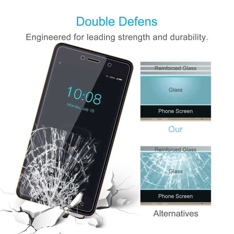 10 PCS 0.26mm 9H 2.5D Tempered Glass Film For Tecno NOTE 4