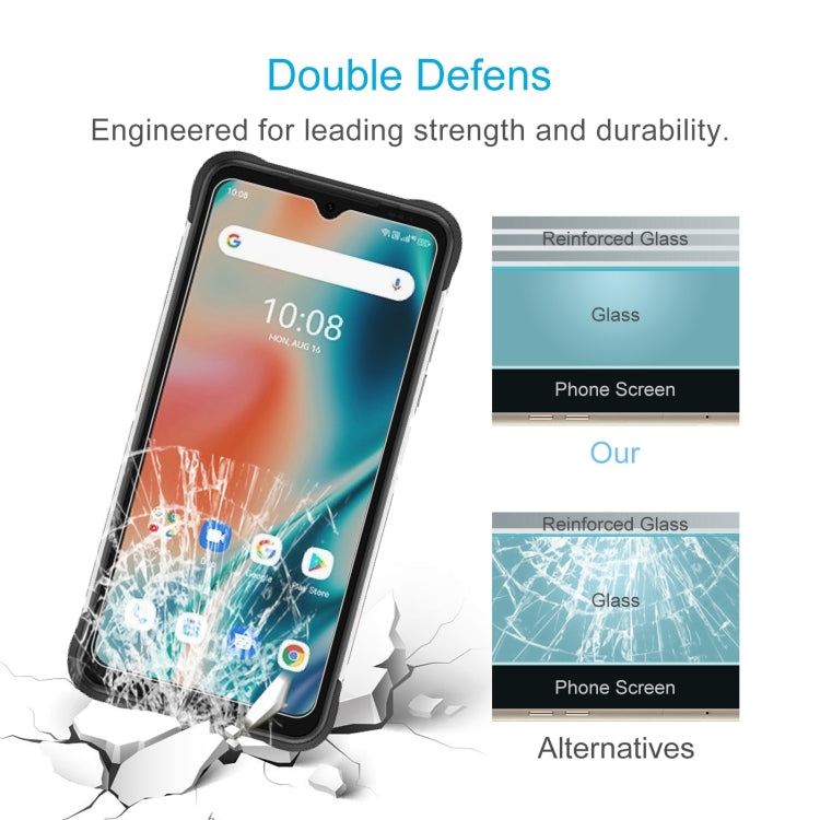 10 PCS 0.26mm 9H 2.5D Tempered Glass Film For Umidigi Bison X10 Pro