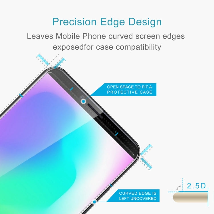 50 PCS 0.26mm 9H 2.5D Tempered Glass Film For Cubot X19S