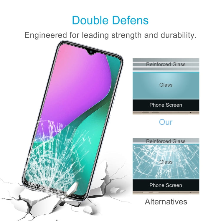 50 PCS 0.26mm 9H 2.5D Tempered Glass Film For Infinix HOT 10 Play G25