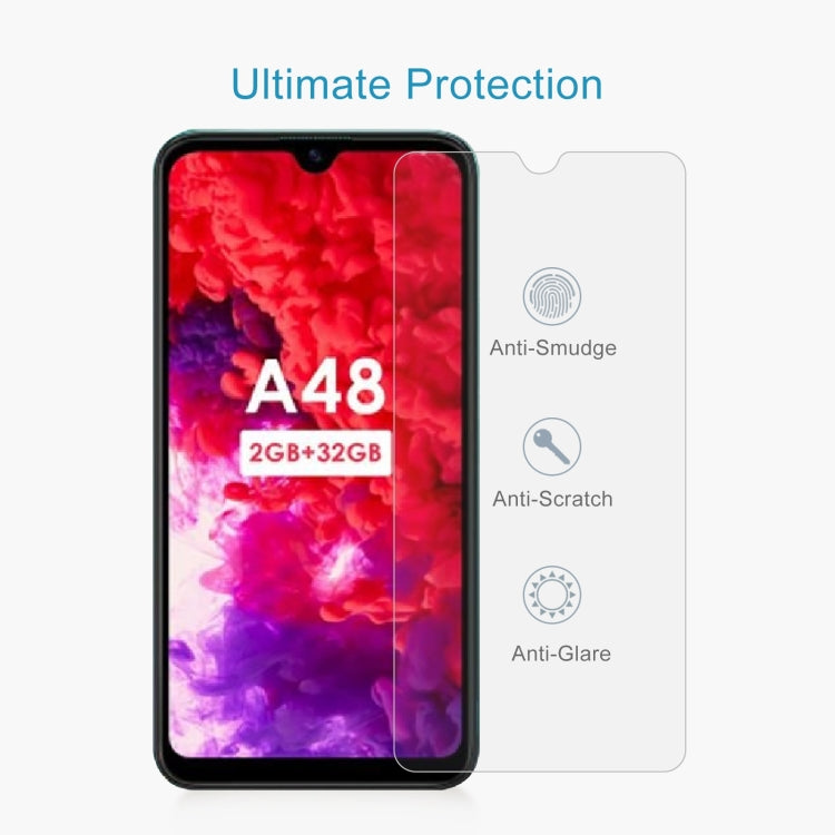 50 PCS 0.26mm 9H 2.5D Tempered Glass Film For Infinix Itel A48