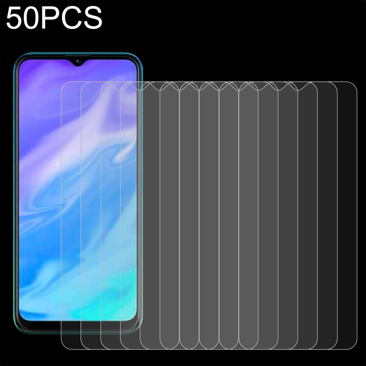 50 PCS 0.26mm 9H 2.5D Tempered Glass Film For Infinix Itel S16