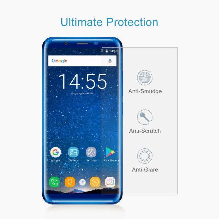 50 PCS 0.26mm 9H 2.5D Tempered Glass Film For Oukitel K5000