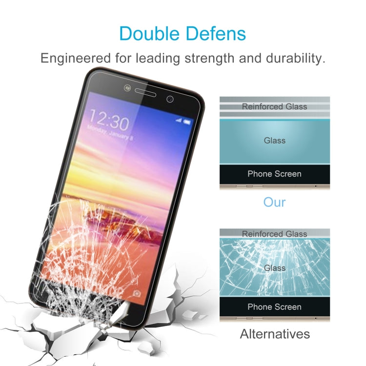 50 PCS 0.26mm 9H 2.5D Tempered Glass Film For Tecno A32F