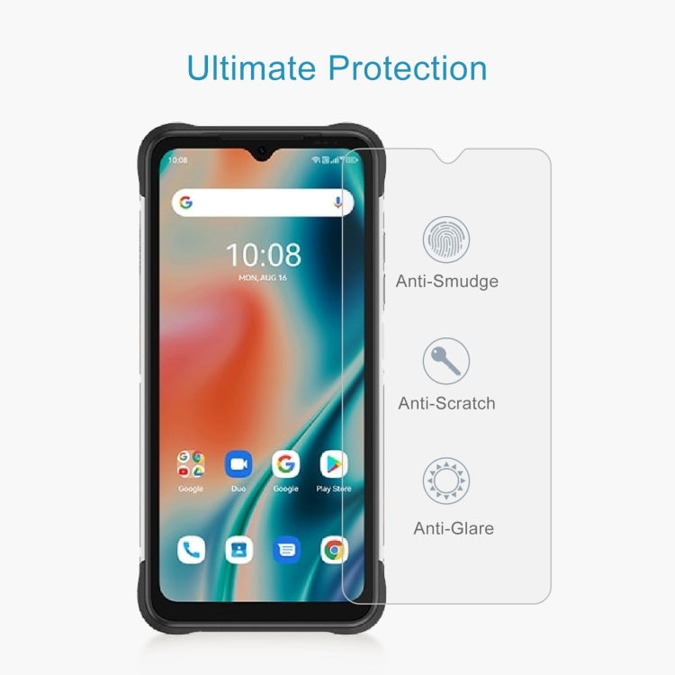 50 PCS 0.26mm 9H 2.5D Tempered Glass Film For Umidigi Bison X10