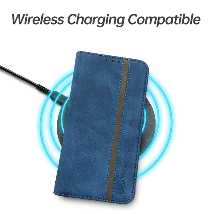 For iPhone 13 mini Splicing Skin Feel Magnetic Leather Phone Case